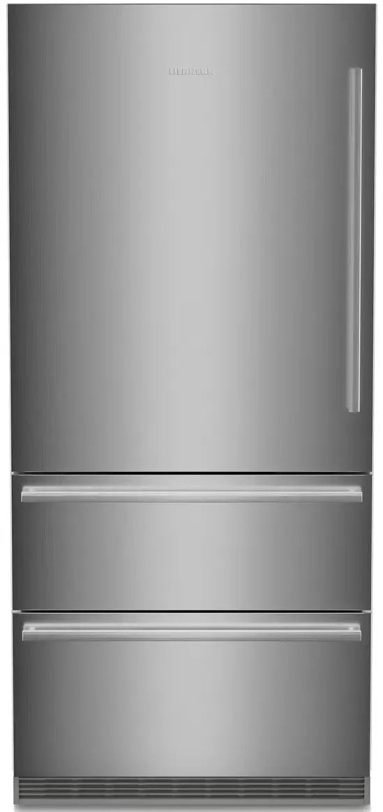 Liebherr CS2091G 36 inch Freestanding Bottom Freezer Refrigerator with 19.5 cu. ft. Capacity, DuoCooling, Ice Maker, Energy Star, in Stainless Steel