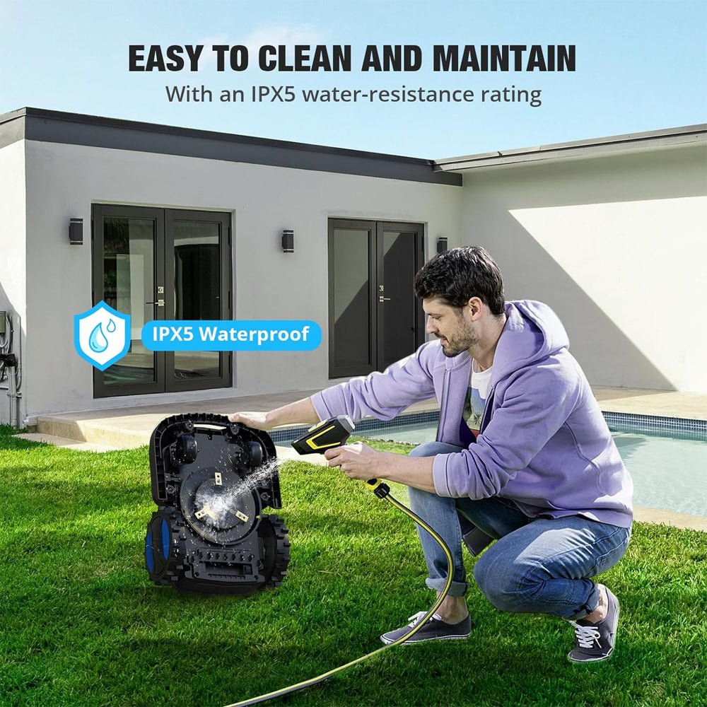 ACM 20V/4.0AH Smart Self-Charging Powerful Electric Automatic Lawn Mower With App Control (92468315)