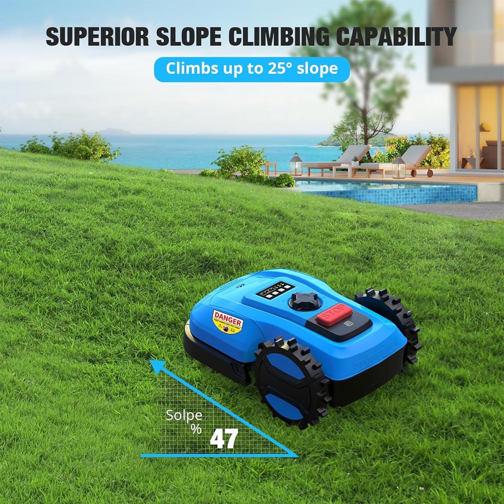 ACM 20V/4.0AH Smart Self-Charging Powerful Electric Automatic Lawn Mower With App Control (92468315)
