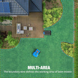 ACM 20V/4.0AH Smart Self-Charging Powerful Electric Automatic Lawn Mower With App Control (92468315)