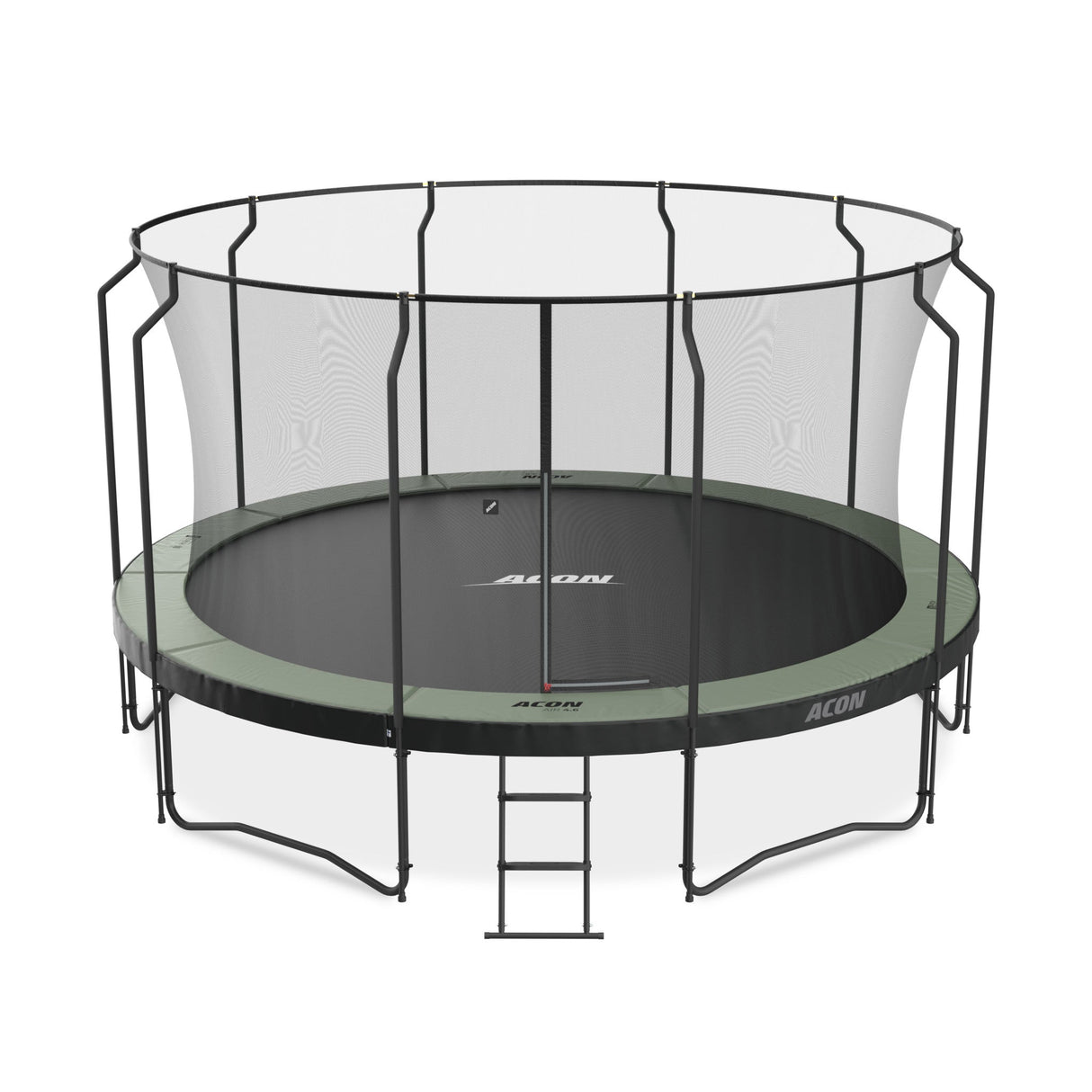 ACON Air 15ft Round Trampoline with Premium Net and Ladder