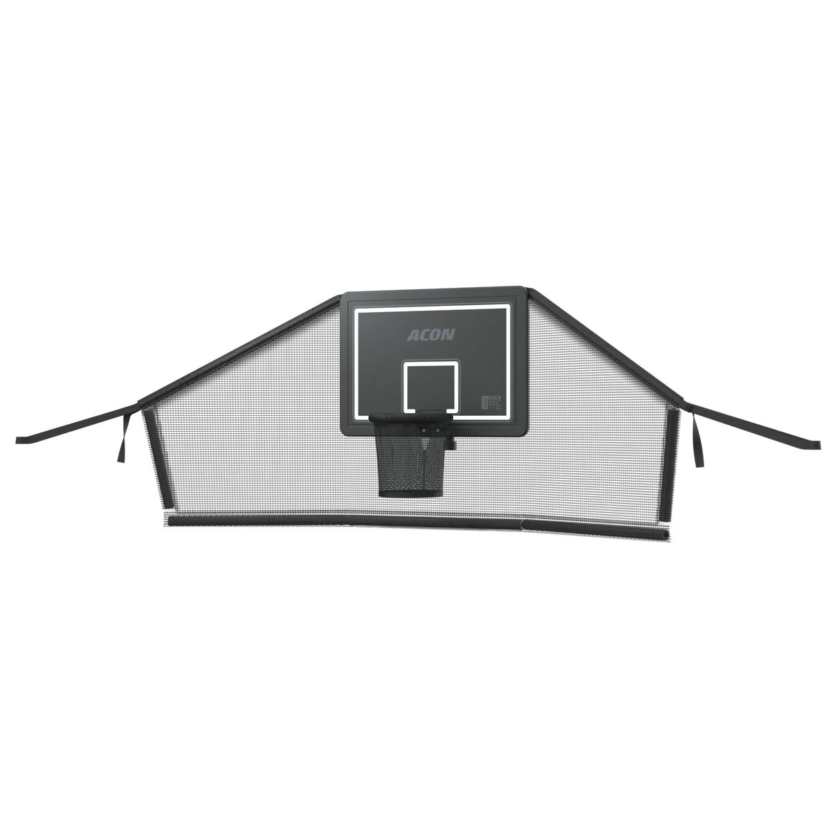 ACON Air Basketball Hoop with Back Net for Round Trampolines