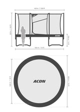 ACON Air 15ft Round Trampoline with Safety Net and Ladder, GEN 2.0