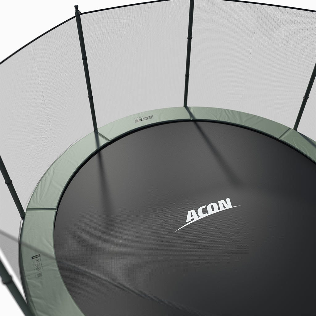 ACON Air 14ft Round Trampoline with Standard Net and Ladder