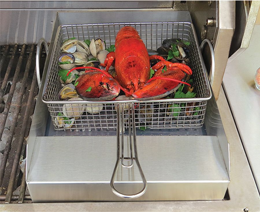 Alfresco Grill Mounted Steamer/Fryer
