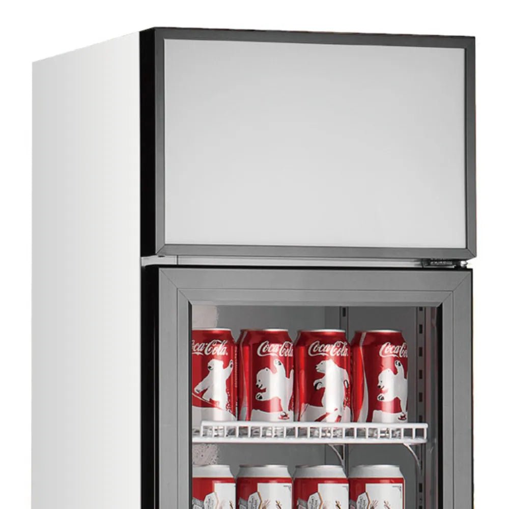 ALKCOOL SDGR15 Premium Slim Line Commercial Single Glass Door Refrigerator, 6.5 Cu.Ft. (94718253)