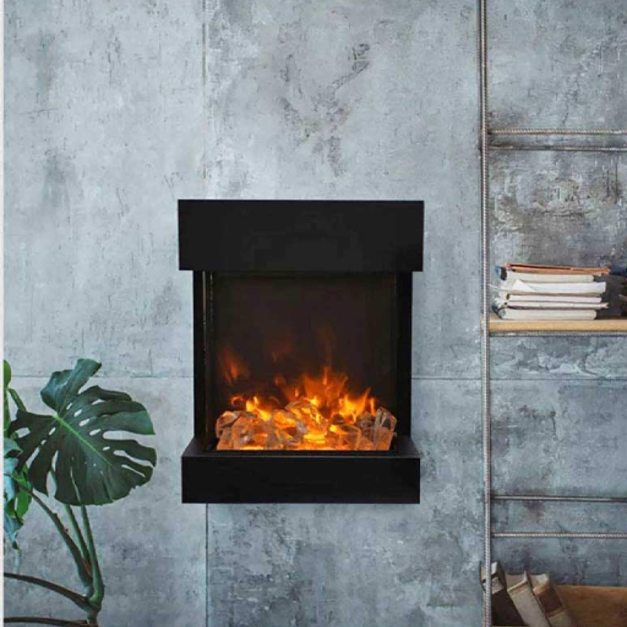 Amantii Cube 2025WM Freestanding Electric Fireplace [CUBE-2025WM]