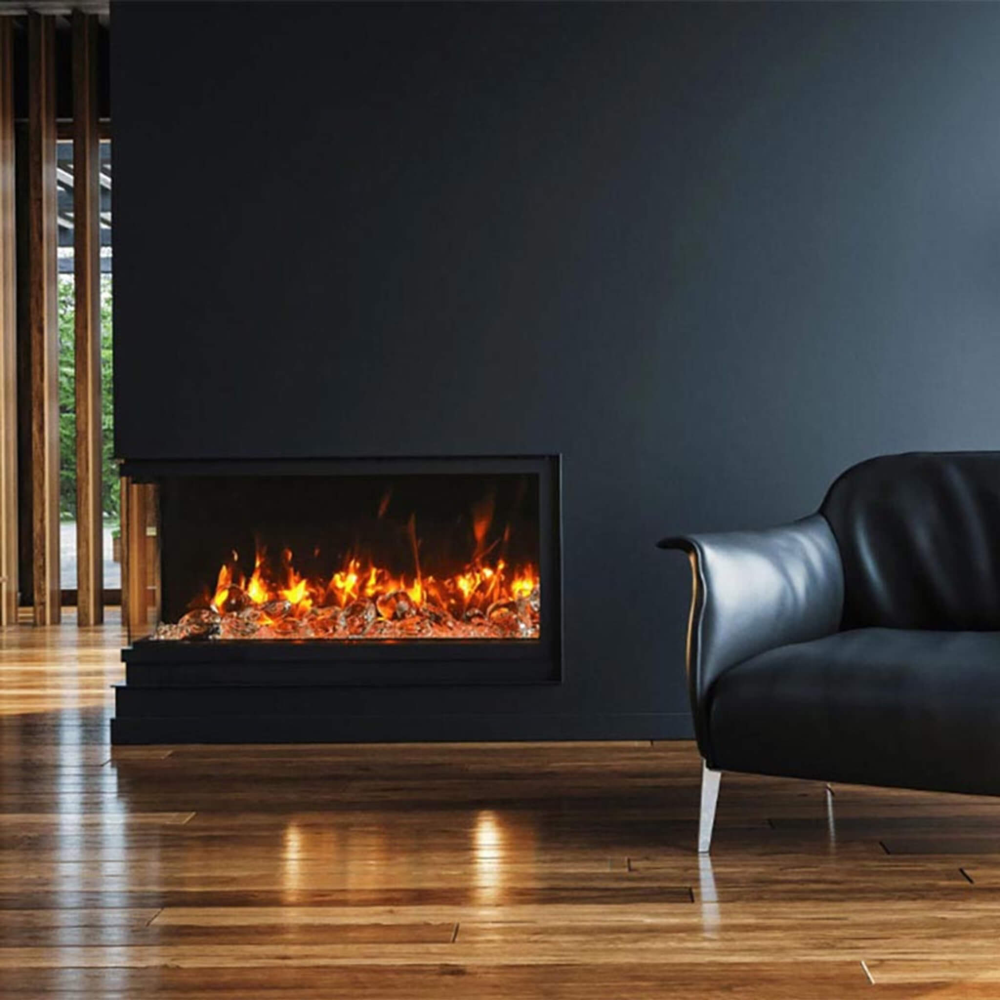 Amantii Tru-View Slim Smart 3 Sided Built-In Electric Fireplace [50/60-TRV-SLIM]