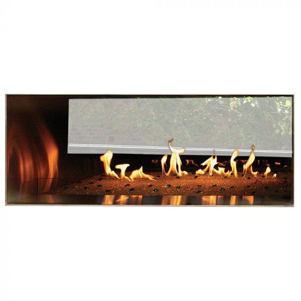 American Hearth Carol Rose 48 inch Outdoor Linear See-Thru Fireplace OLL48SP12S