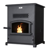 Breckwell Big-E Pellet Stove with Black Door - SP1000
