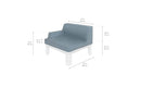 Ledge Lounger Mainstay Sectional Right Armchair