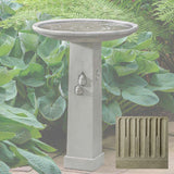 Campania Birdhouse Birdbath - B-191
