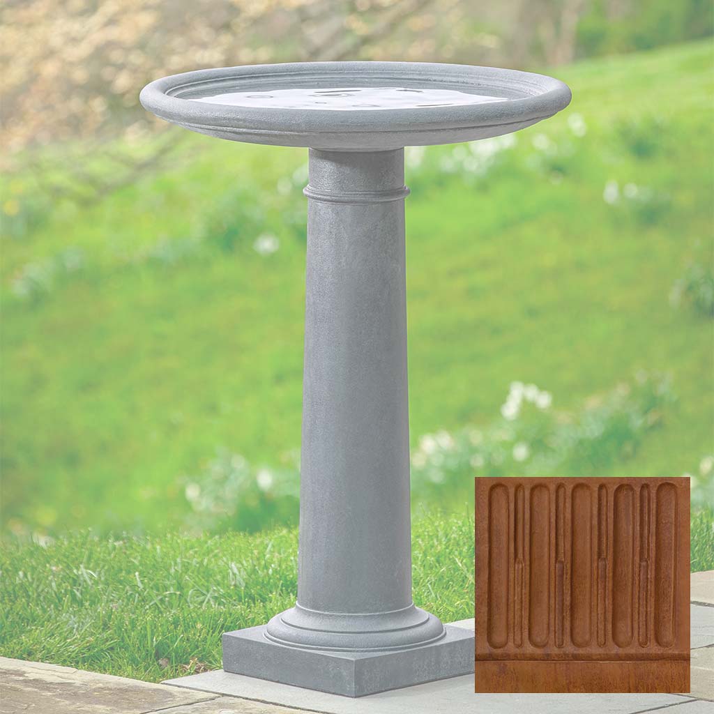 Campania Classic Column Birdbath - B-197