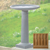 Campania Classic Column Birdbath - B-197