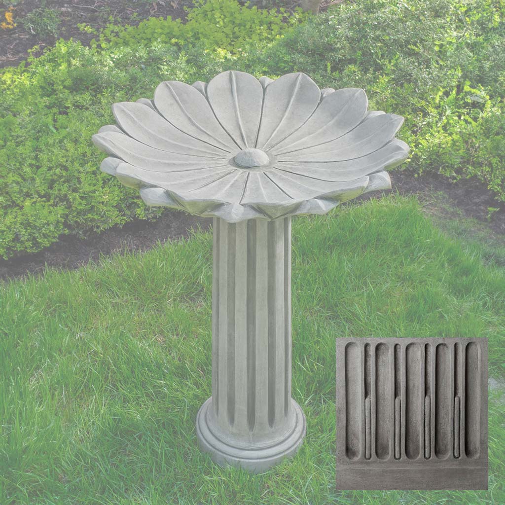 Campania Marguerite Birdbath - B-204