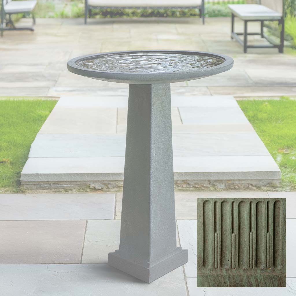 Campania Spire Birdbath - B-212