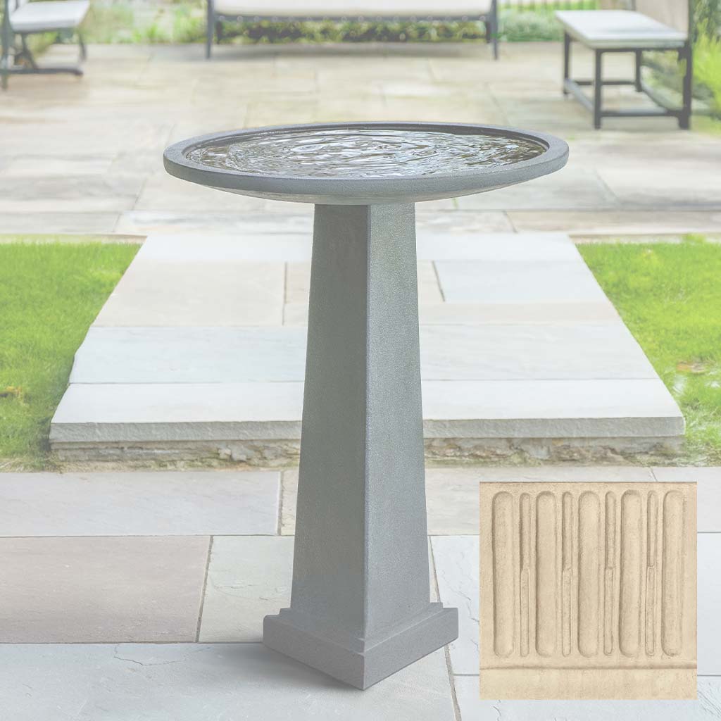 Campania Spire Birdbath - B-212