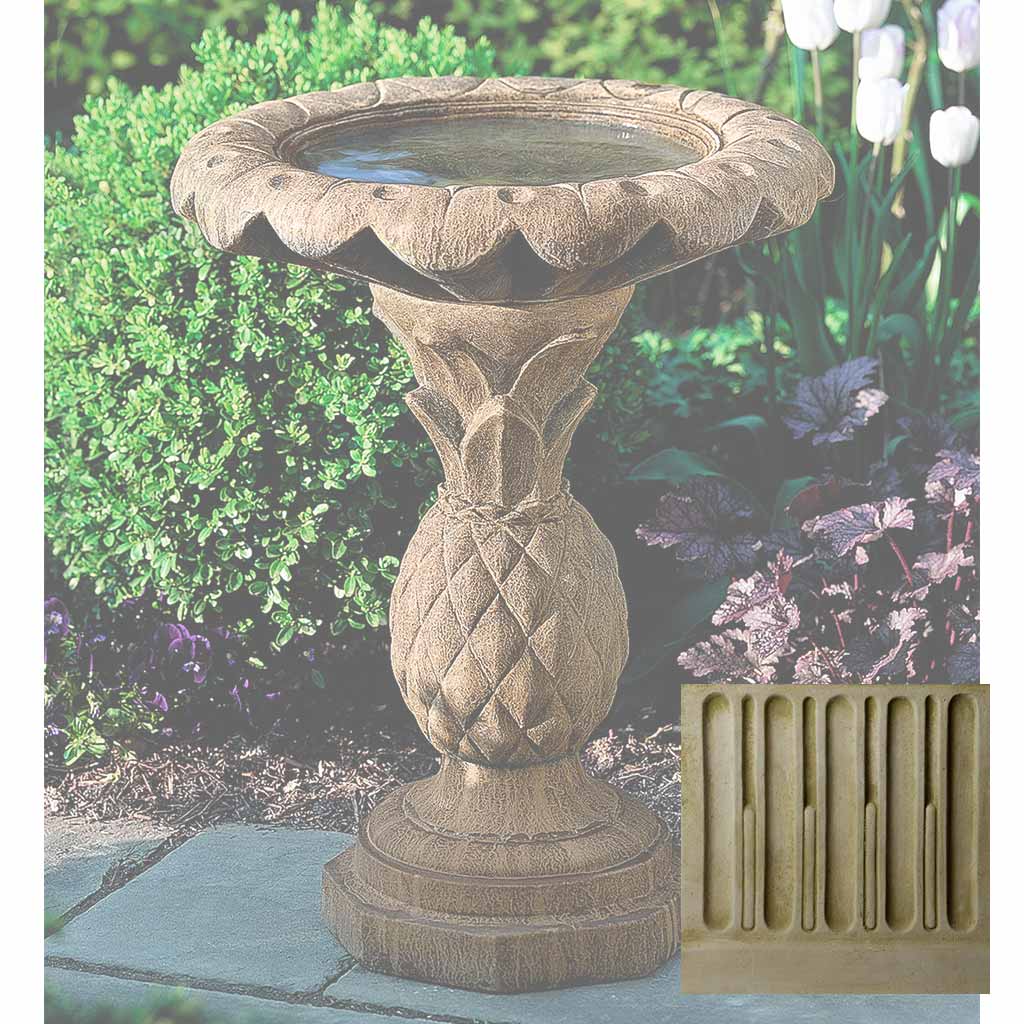 Campania Pineapple Birdbath - B-013