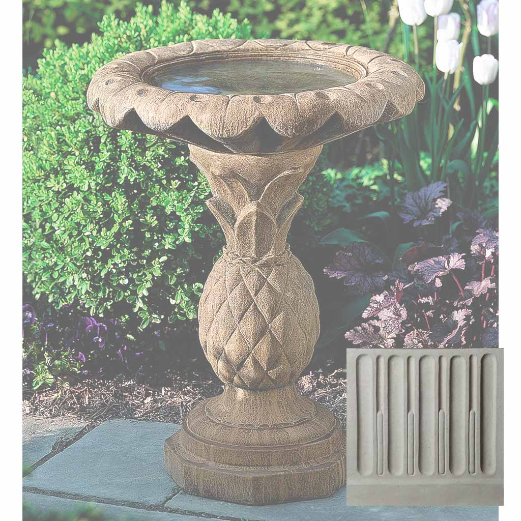 Campania Pineapple Birdbath - B-013