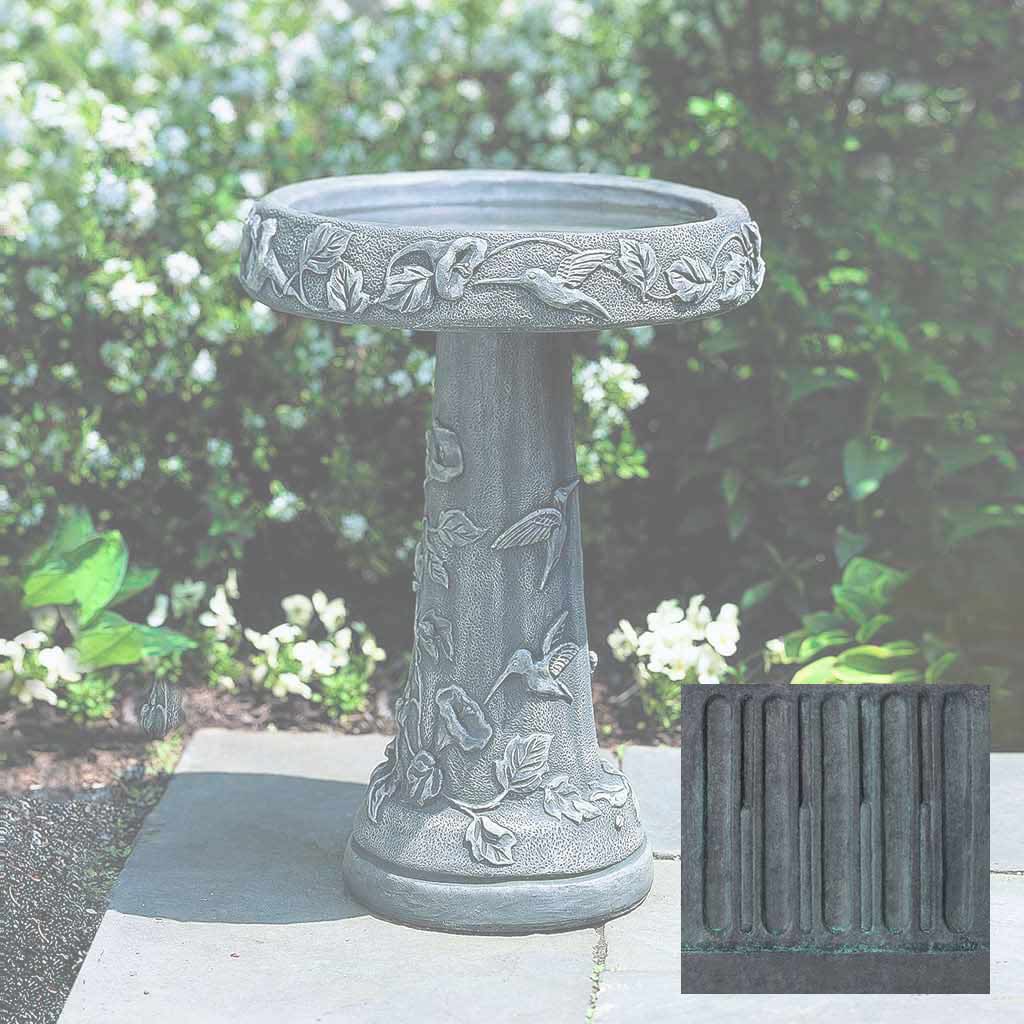Campania Hummingbird Birdbath - B-034