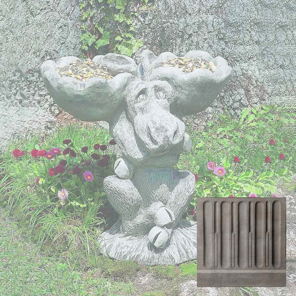 Campania Moose Birdbath/Feeder - B-047