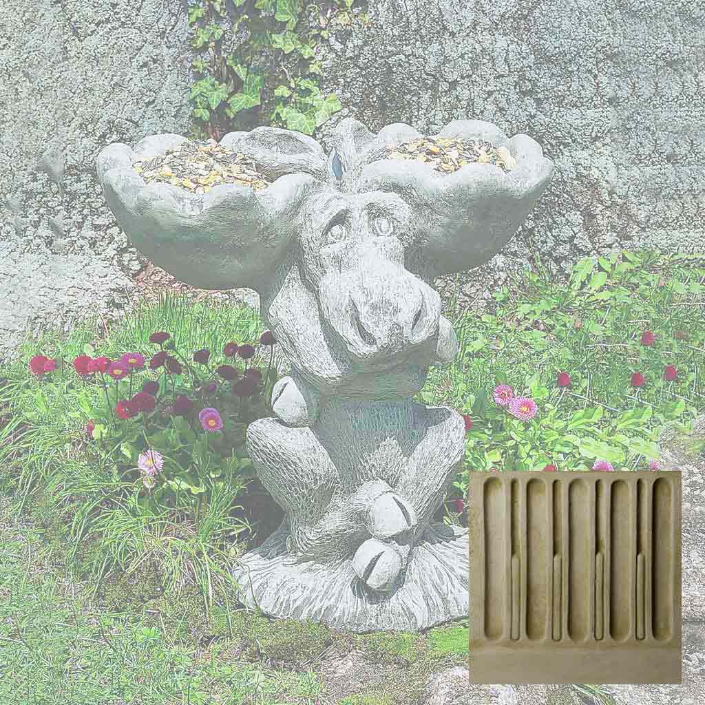 Campania Moose Birdbath/Feeder - B-047