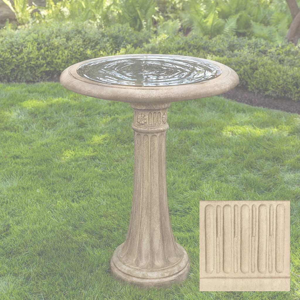 Campania Chestnut Hill Birdbath - B-050