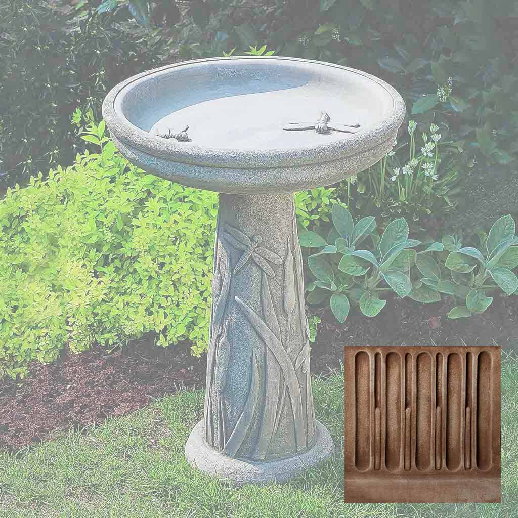 Campania Dragonfly Birdbath - B-056