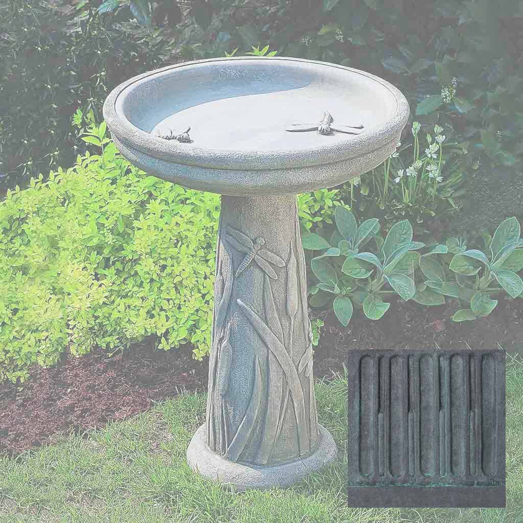 Campania Dragonfly Birdbath - B-056