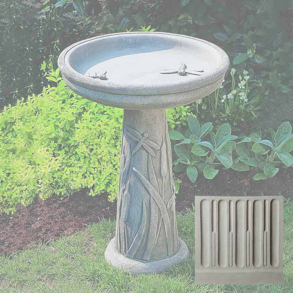 Campania Dragonfly Birdbath - B-056