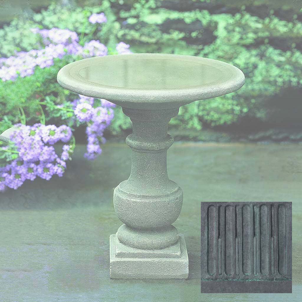 Campania Siena Birdbath - B-075