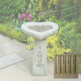 Campania My Heart is in the Garden Birdbath - B-115