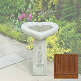 Campania My Heart is in the Garden Birdbath - B-115