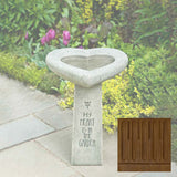 Campania My Heart is in the Garden Birdbath - B-115