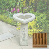 Campania My Heart is in the Garden Birdbath - B-115
