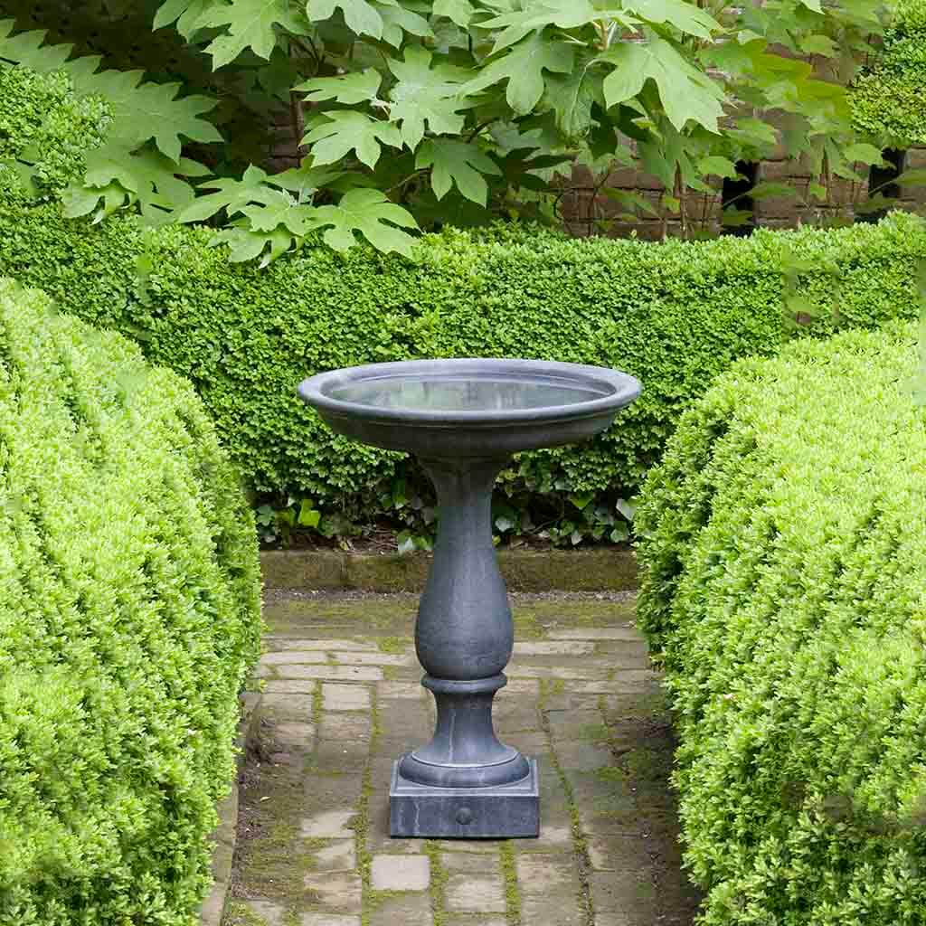 Campania Williamsburg Candlestand Birdbath - B-119