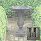 Campania Williamsburg Candlestand Birdbath - B-119
