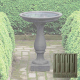 Campania Williamsburg Candlestand Birdbath - B-119