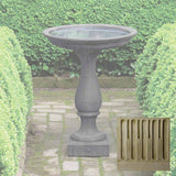 Campania Williamsburg Candlestand Birdbath - B-119