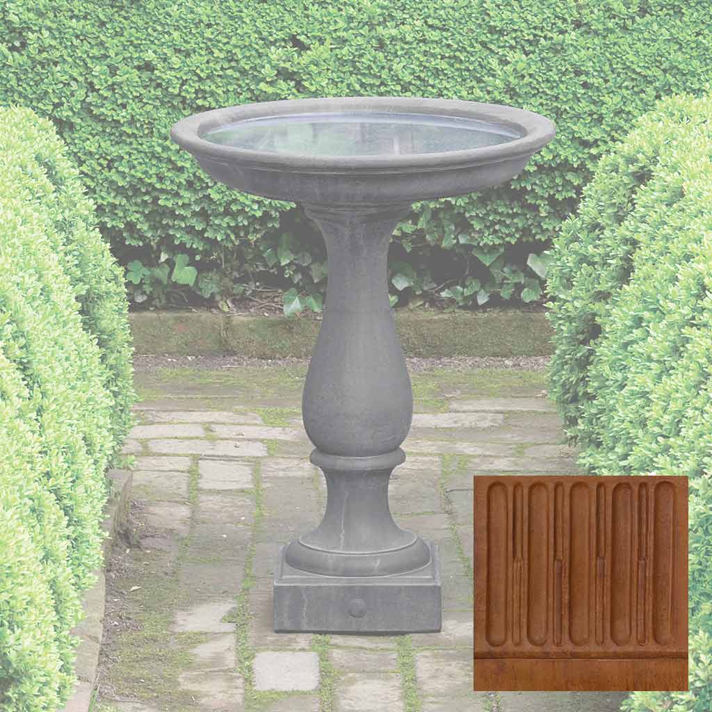 Campania Williamsburg Candlestand Birdbath - B-119