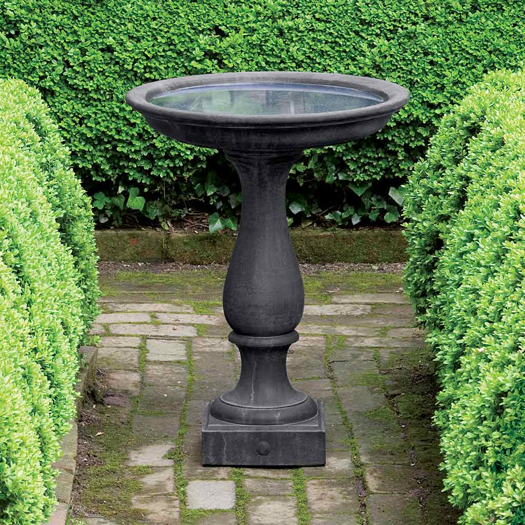 Campania Williamsburg Candlestand Birdbath - B-119