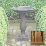 Campania Williamsburg Candlestand Birdbath - B-119