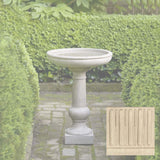Campania Williamsburg Tea Table Birdbath - B-120