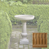Campania Williamsburg Tea Table Birdbath - B-120
