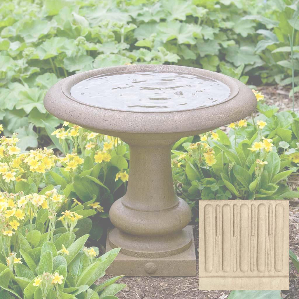 Campania Williamsburg Summer House Birdbath - B-126