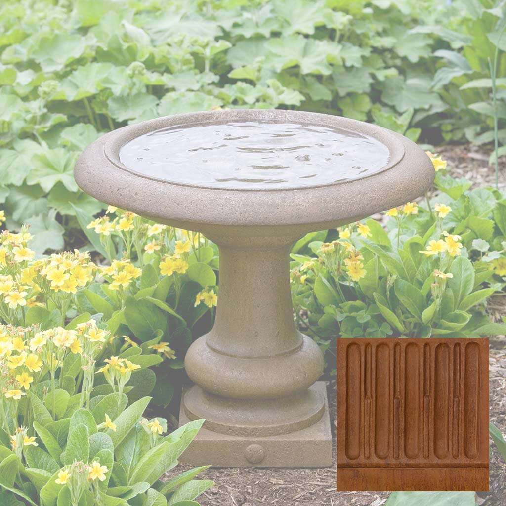 Campania Williamsburg Summer House Birdbath - B-126