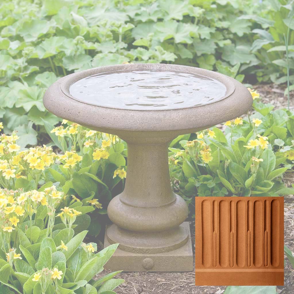 Campania Williamsburg Summer House Birdbath - B-126