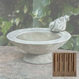 Campania Songbird's Rest Birdbath - B-140