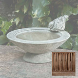 Campania Songbird's Rest Birdbath - B-140
