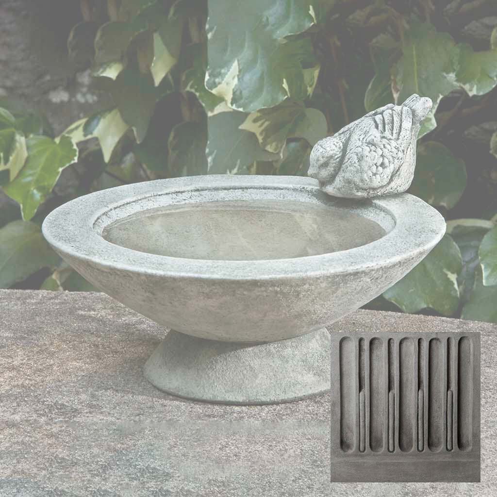 Campania Songbird's Rest Birdbath - B-140